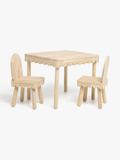Alice & Fox Dune Tisch & Stühle, Natural Wood