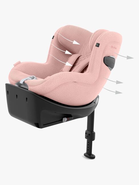Cybex Sirona Ti i-Size Plus Kindersitz, Peach Pink