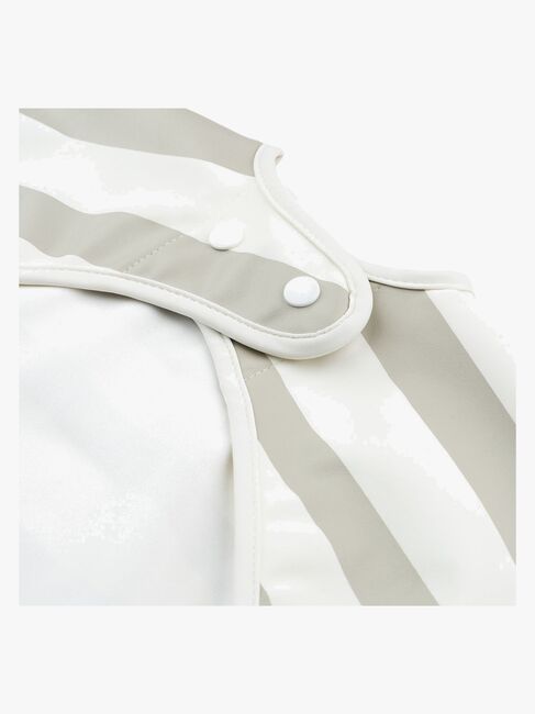 Done By Deer Langärmliges Lätzchen, Stripes Sand