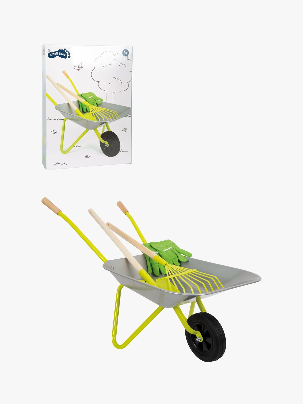 Small Foot Schubkarre mit Gartenwerkzeug