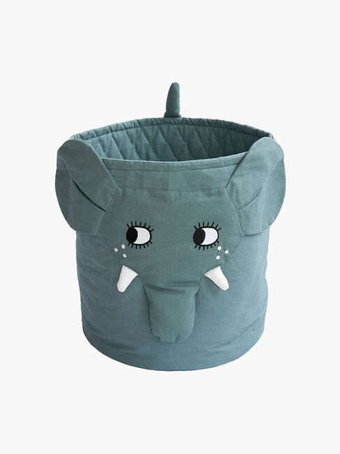 Roommate Mini Aufbewahrungskorb Elefant, Blau