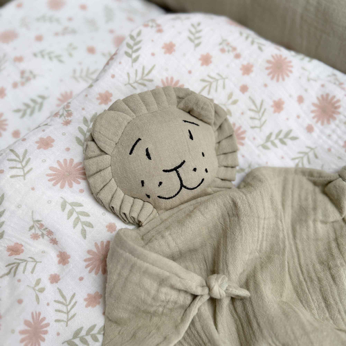 Summerville Organic Schmusetuch Löwe, Soft Sage