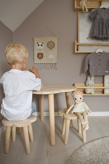 Alice & Fox BLOSSOM Tisch & Stuhl, Natur