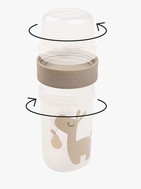 Done By Deer Lalee To Go Two-Way Snackbehälter, Sand