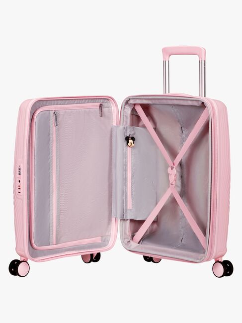 American Tourister Mickey Magic Spinner Koffer 37-44L, Pastel Pink