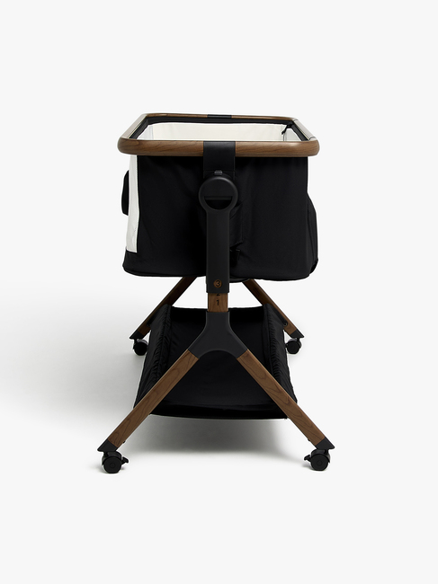 Beemoo CARE Luna Beistellbett, Black/Ebony Oak