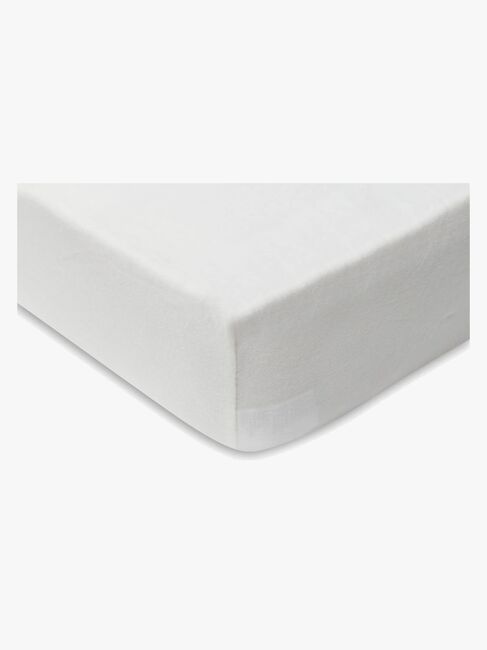 Jollein Spannbettlaken 2er-Pack 40x80, Ivory