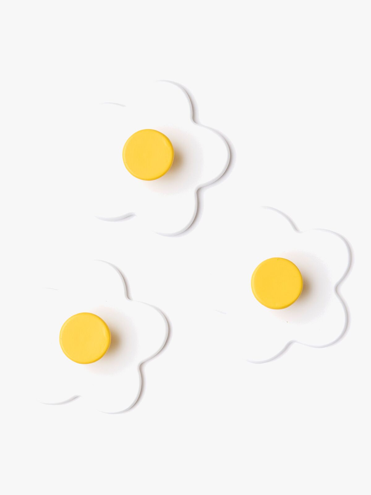 Kid's Concept Haken Blume 3er-Pack, Weiß