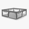 Lionelo WILLOW XL Laufgitter  für Kinder & Babys, Grey Concrete