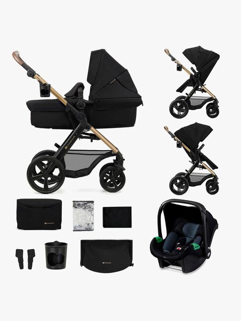 Kinderkraft MOOV 2 XL Air Kombikinderwagen, Pure Black