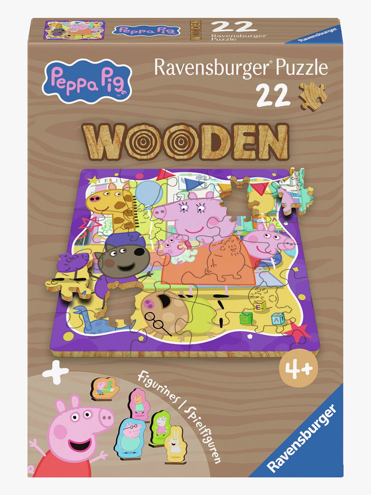 Ravensburger Peppa Wutz Holzpuzzle 22 Teile