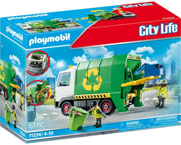 Playmobil 71234 City Life Baukasten Müllwagen