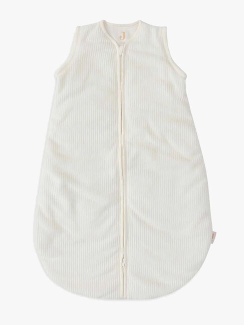 Jollein Schlafsack mit abnehmbaren Ärmeln Rund 60 cm, Rib Ivory