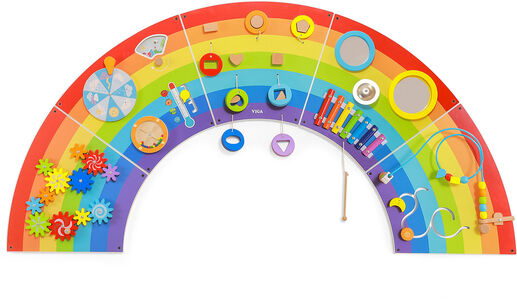 VIGA Wandspielzeug Regenbogen