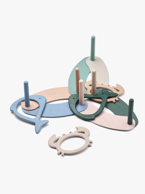 LIEWOOD Noova Ringwurfspiel Meerestier, Peppermint Multi Mix