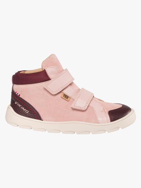 Viking Molde Barefoot Mid TEX 2V Sneaker, Light Pink