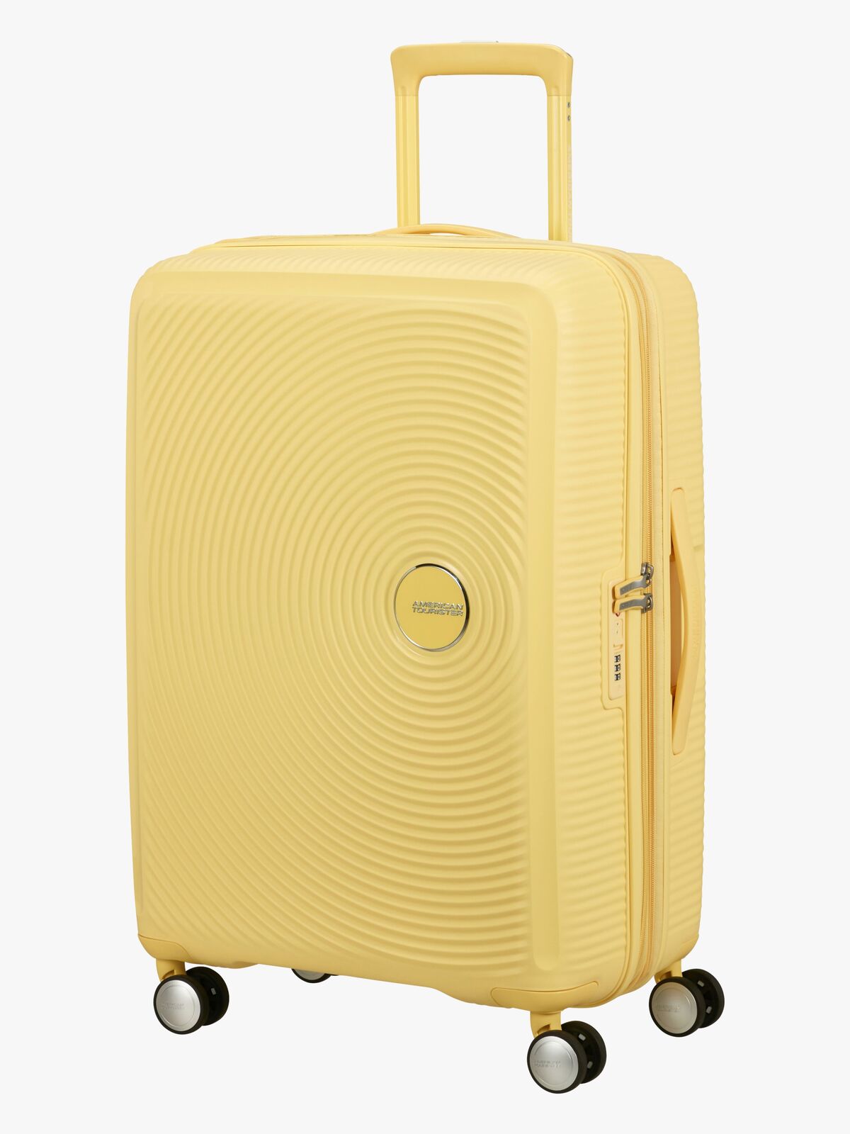 American Tourister Soundbox Spinner Reisekoffer 71,5L, Pastel Yellow