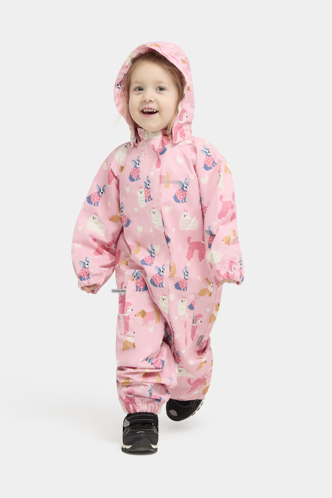 Nordbjørn Skaftö Outdoor-Overall, Puppy Love Candy Pink