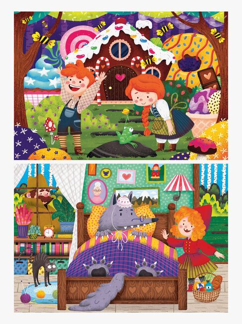 Ravensburger Puzzles Märchen 2x12 Teile