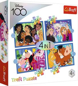 Trefl Disney Puzzle 4-in-1