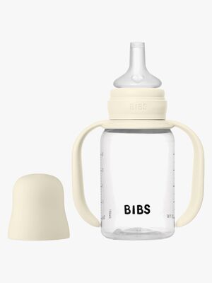 BIBS Fläschchen mit Ausguss Silicone 150 ml, Ivory