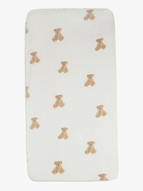 Jollein Spannbettlaken 60x120, Teddy Bear