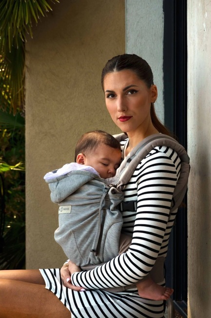 Love Radius HoodieCarrier 2 Babytrage, Athletic Grey