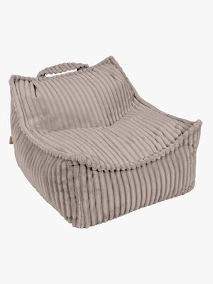 Meowbaby Churros Sitzsack, Pebble Beige
