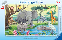 Ravensburger Puzzle Tiere Afrikas, 15 Teile