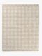 Lorena Canals Waschbarer Vichy Teppich 150x180 cm, Ivory
