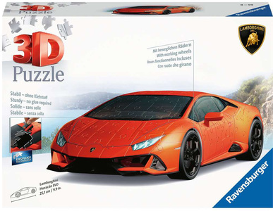 Ravensburger 3D Puzzle Lamborghini Huracán Evo Verde 108 Teile