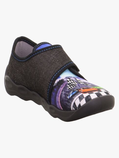 Superfit Bumblebee Hausschuhe, Schwarz