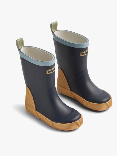 Wheat Welly Gummistiefel, Navy