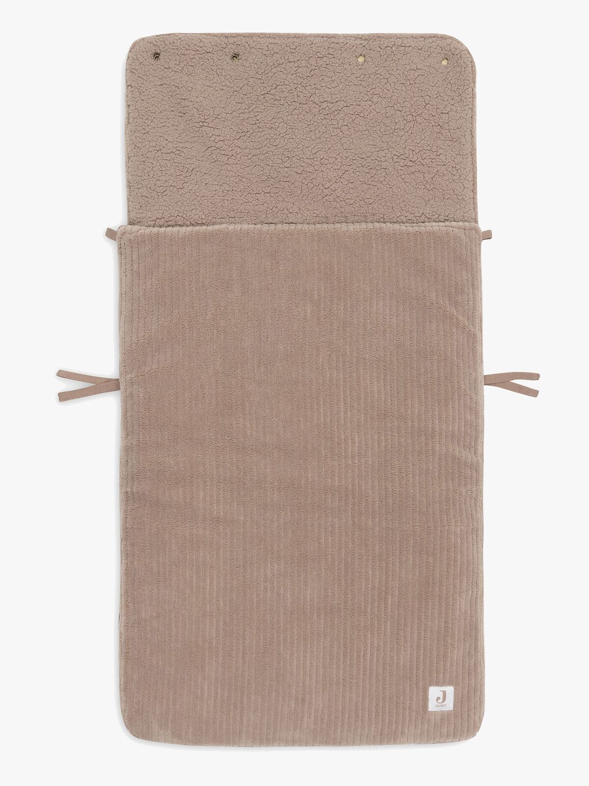 Jollein Mini-Fußsack, Cloudy Rib Milky Coffee