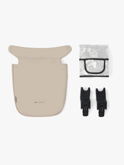 Kinderkraft 3-i-1 NEWLY Kombikinderwagen Travelsystem, Sand Beige
