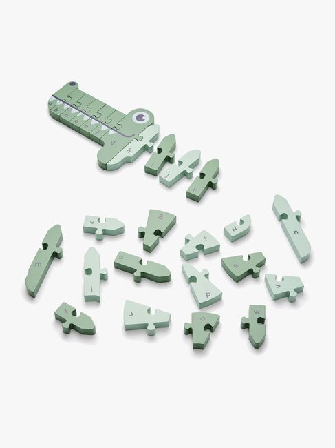 MooverToys ABC-Puzzle Krokodil, Grün