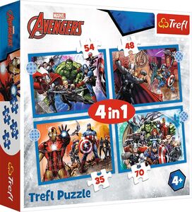 Trefl Disney Marvel The Avengers Puzzle 4-in-1