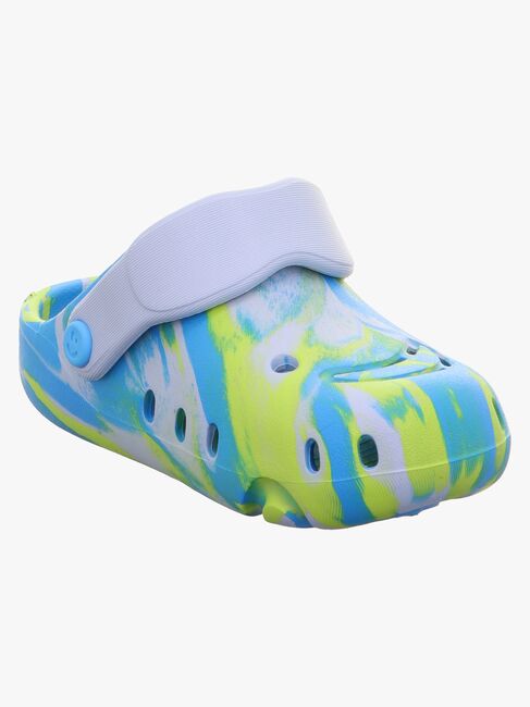 Superfit Splash C Pantoffeln, Turquoise/Green
