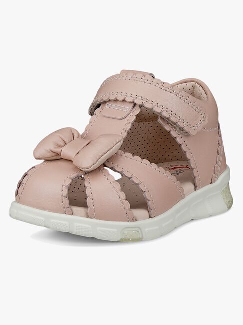 Ecco Mini Stride Sandalen, Rose Dust/Spray Metallic