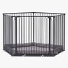BabyDan CombiFit 5-seitiges Laufgitter, Schwarz