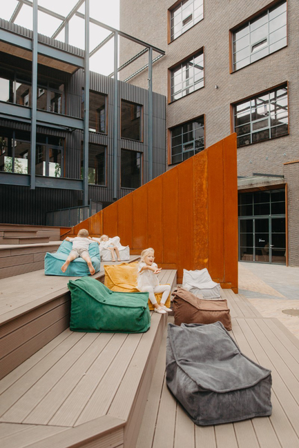 Yappy Kids Yappyhug Sitzsack, Anthracite