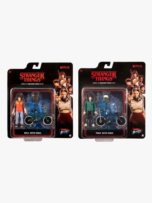 Stranger Things Sammelfiguren & Fahrrad, Gemischt