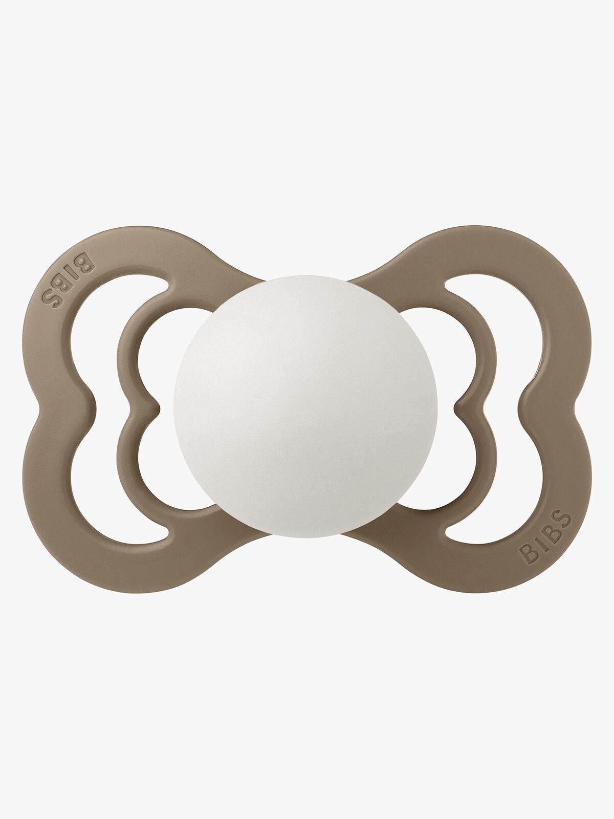 BIBS Supreme Schnuller Silikon Gr. 2, Dark Oak Glow