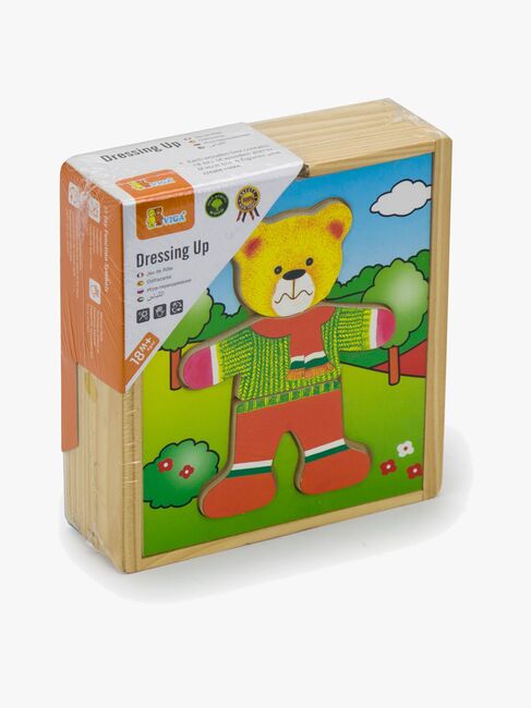 VIGA Holzbox mit Bär