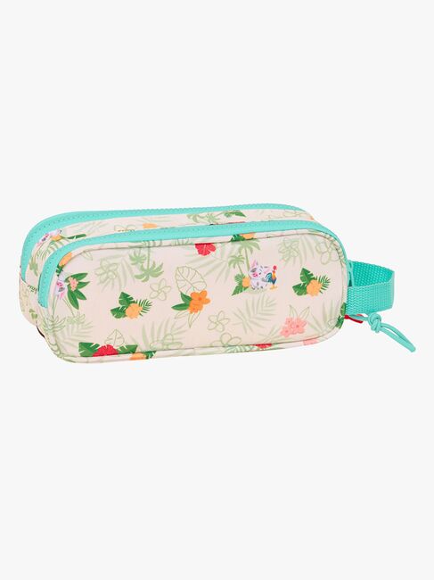 Disney Vaiana Doppel-Federmäppchen, Beige/Türkis