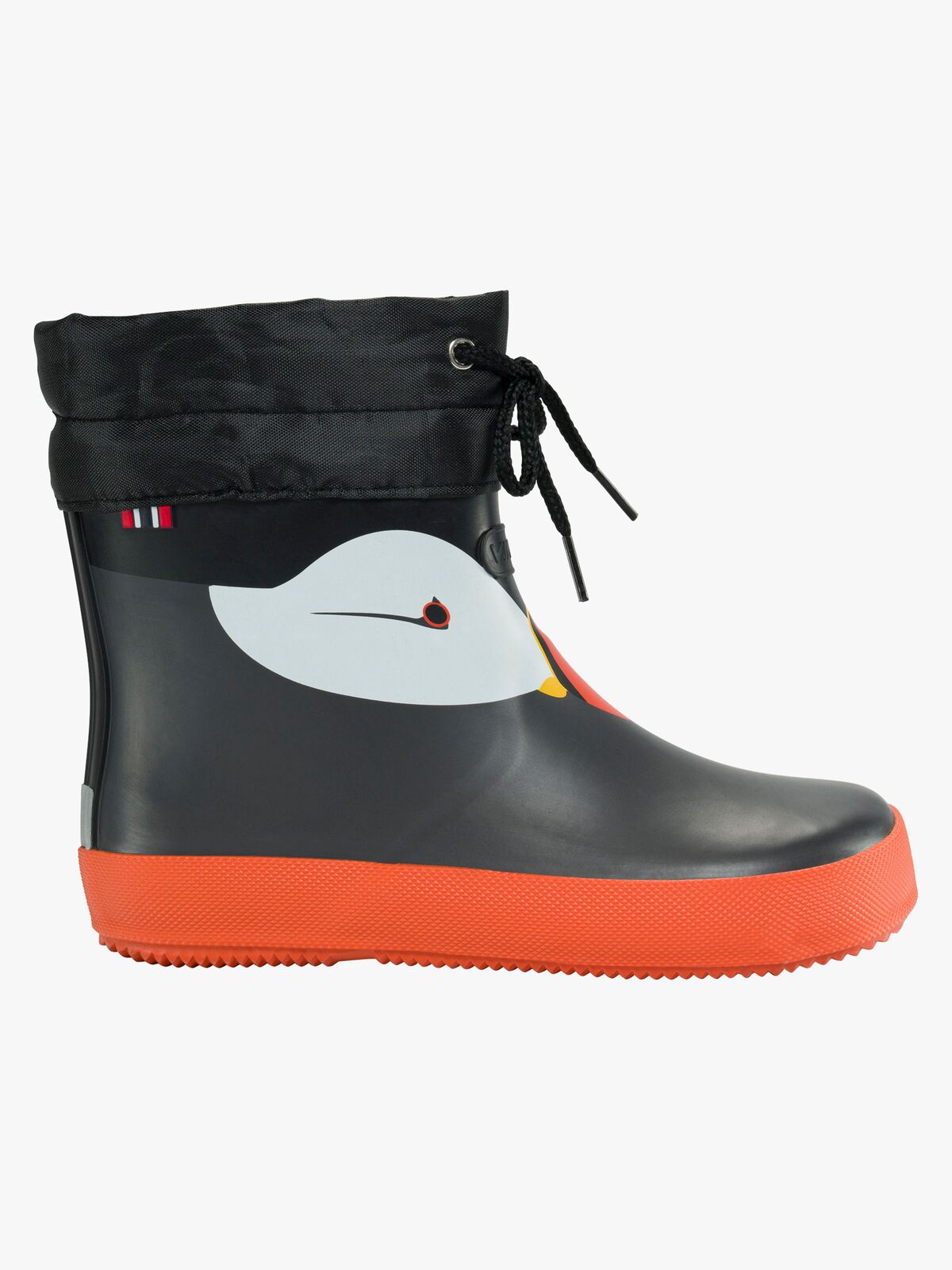 Viking Alv Paw Print Barefoot Gummistiefel, Black