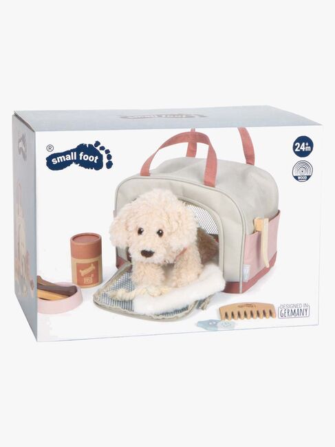 Small Foot Hund Mit Tasche Und Pflegeset, Rosa 12838-4715_3f.jpg