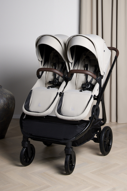 Beemoo Pro Twin 2 Geschwisterwagen inkl. Liegewanne, Latte Beige