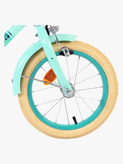 Volare Excellent Fahrrad mit Korb 14 Zoll, Grün