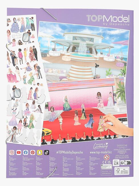 TOPModel Stickerworld Stickerbuch Glamour
